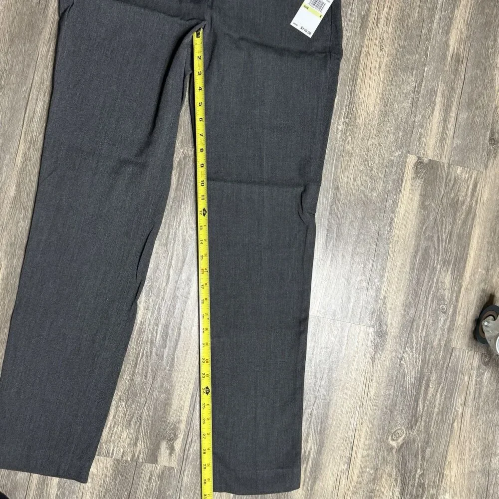 Michael Kors Basics Dress Pants Womens 4 Gray Slim Work Career Office NWT - Picture 6 of 8